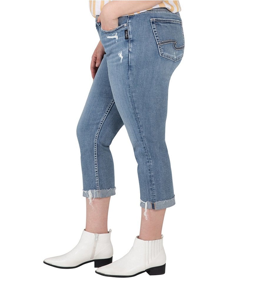 Ruby Rd. Plus Size Super Soft Stretch Denim Straight Leg Jeans