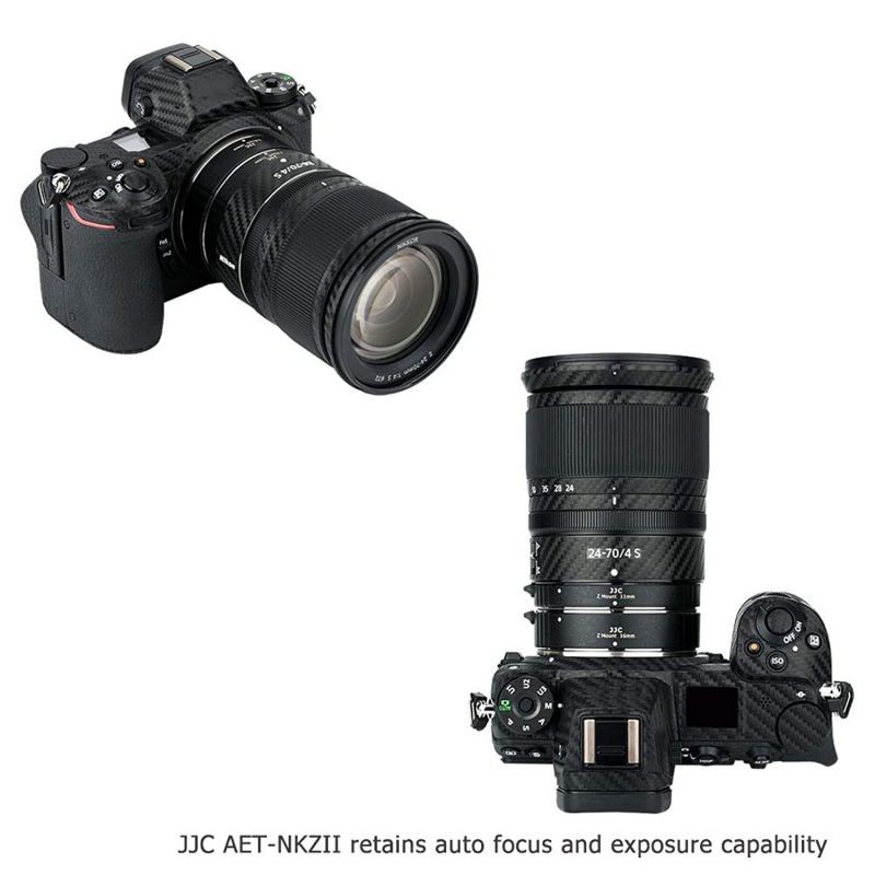 JJC Z Mount Auto Focus Macro Extension Tube Set for Nikon Z50 Z7 Z6 Mirrorless Camera and Nikon Z Mount Lenses,Great Tool for Macro Photography