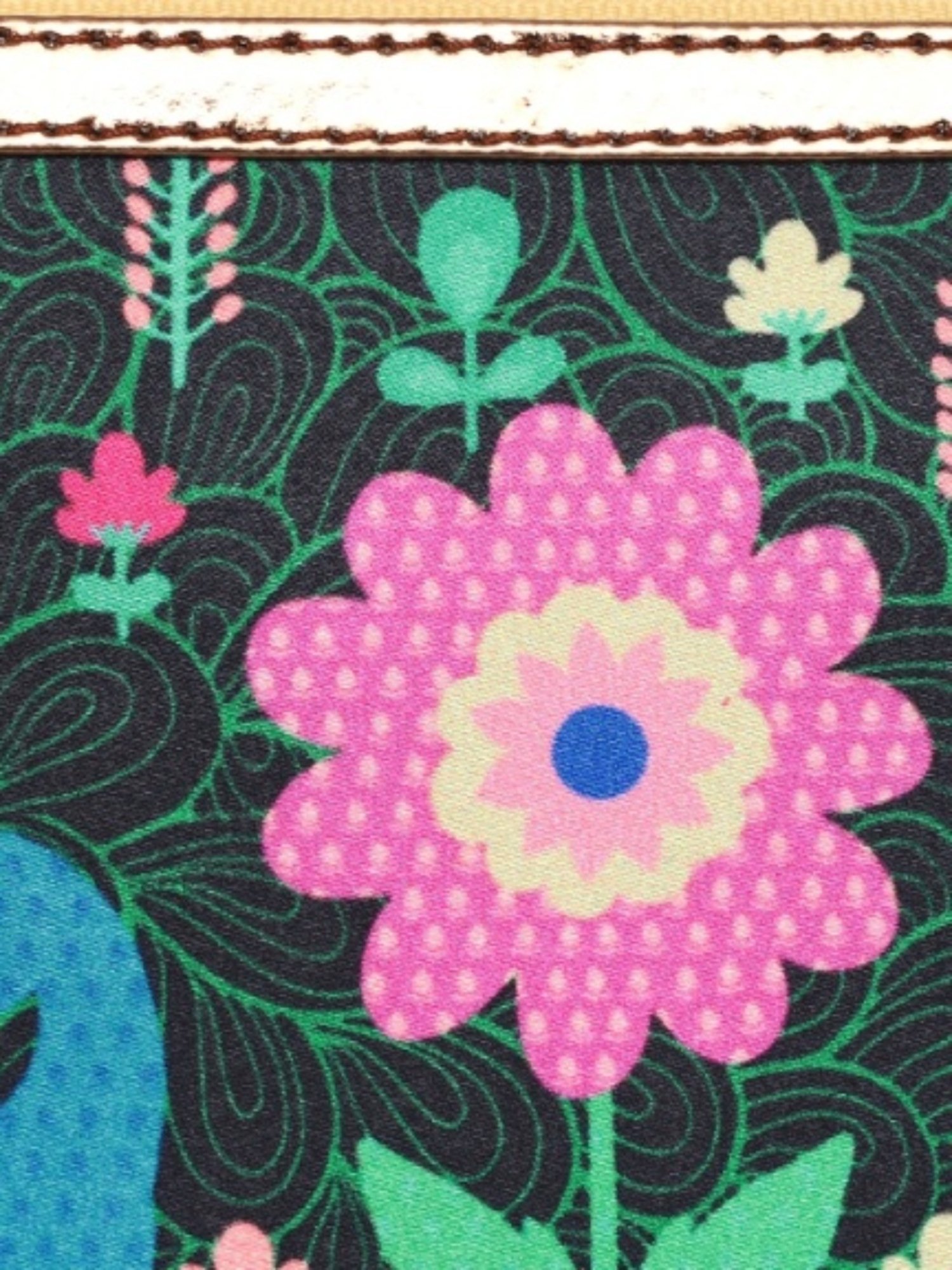 Sabhyata Peacock Multicolor Printed Small Pouch for Women