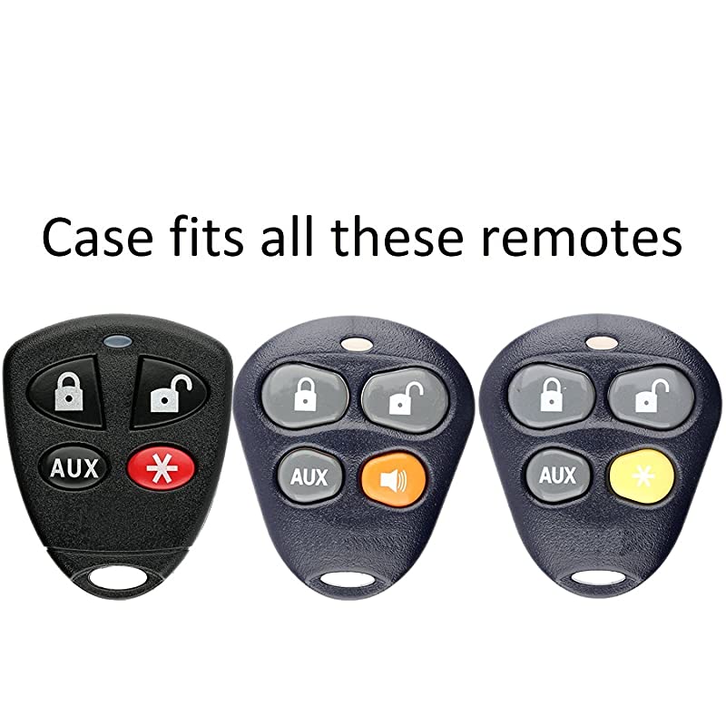 Keyless Entry Remote Control Starter Car Key Fob Case Shell Outer Cover Button Pads For Viper Automate Alarms