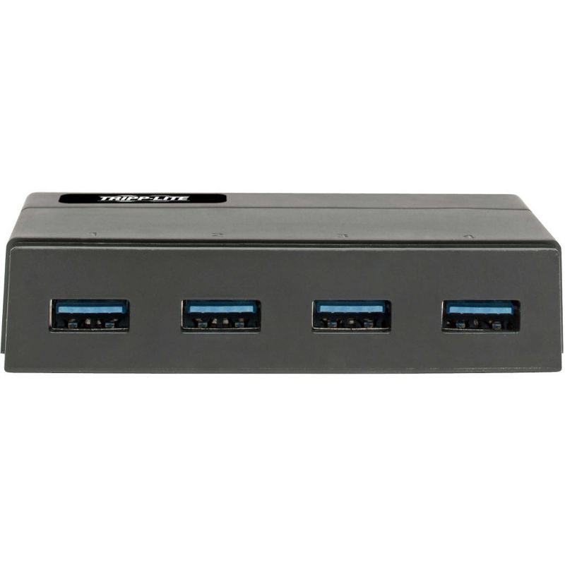 Tripp Lite USB 3.0 SuperSpeed Hub 4-Port for Data and USB Charging - USB-A, BC 1.2, 2.4A - USB Type B - External - 4 USB Port(s) - 4 USB 3.0 Port(s)