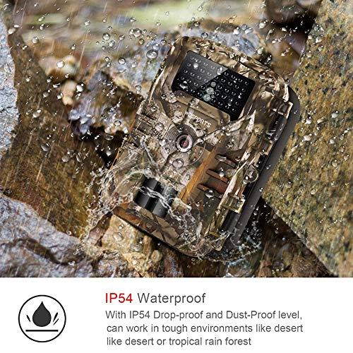 Trail Camera Full HD 1080P Hunting Game Camera 940nm Motion Activated Night Vision 65ft Waterproof Scouting Cam 24 Wireless Video Camera for Wildlife MonitoringHome Security88E