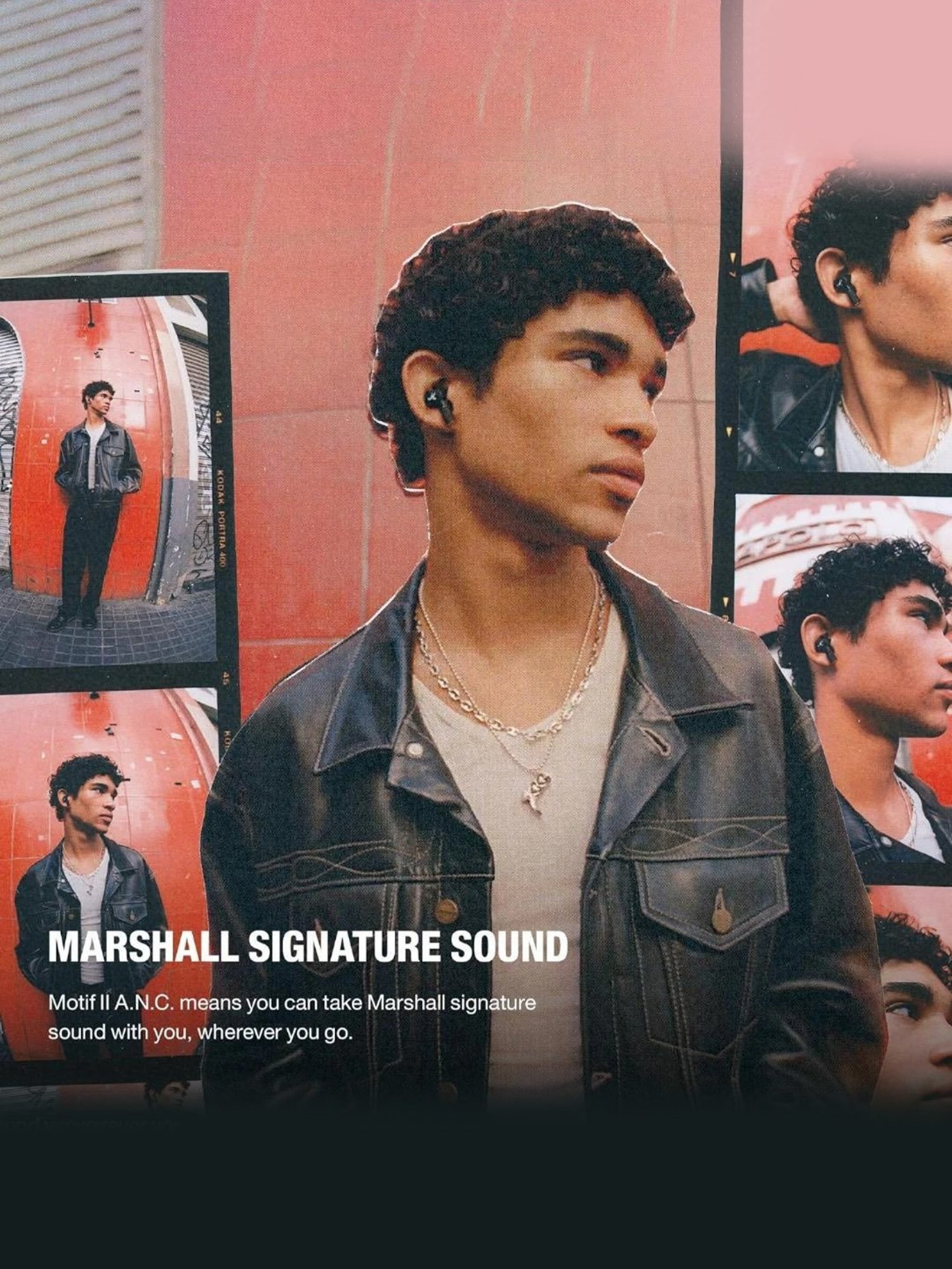 Marshall Motif II ANC In Ear BT Earbuds with Noise Cancelling (Black, True Wireless)