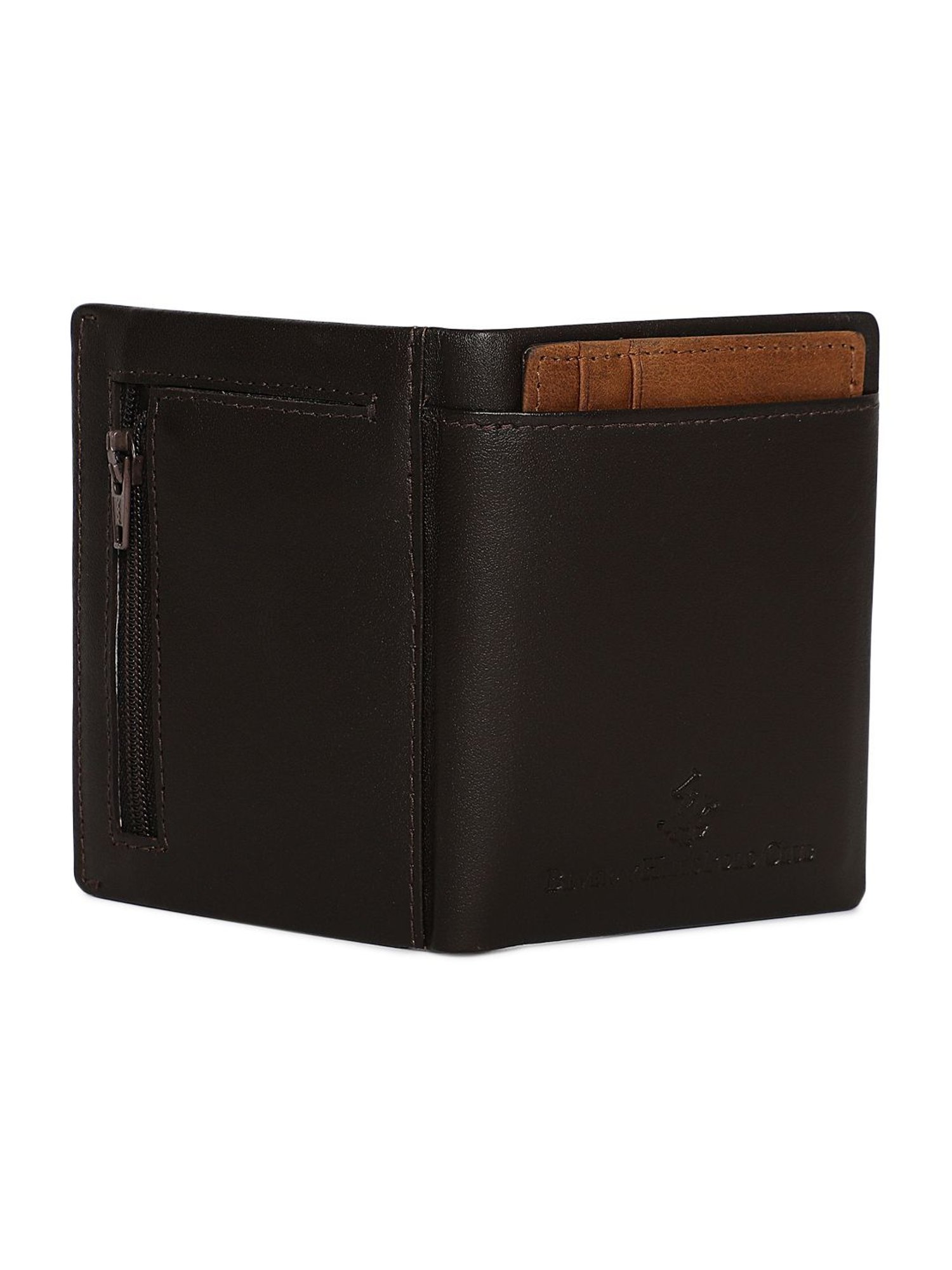 Beverly Hills Polo Club Brown Bi-Fold Wallet for Men
