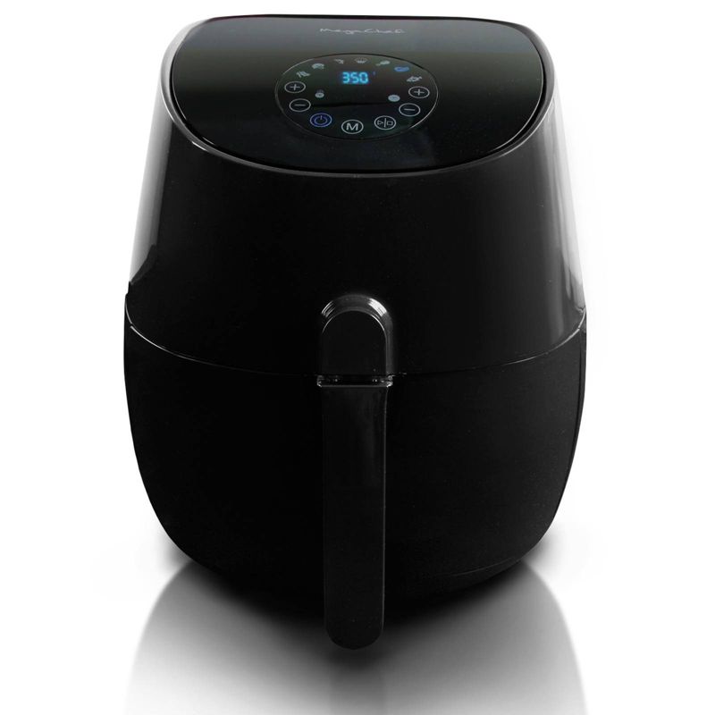 MegaChef 3.5qt Multicooker Air Fryer - Black