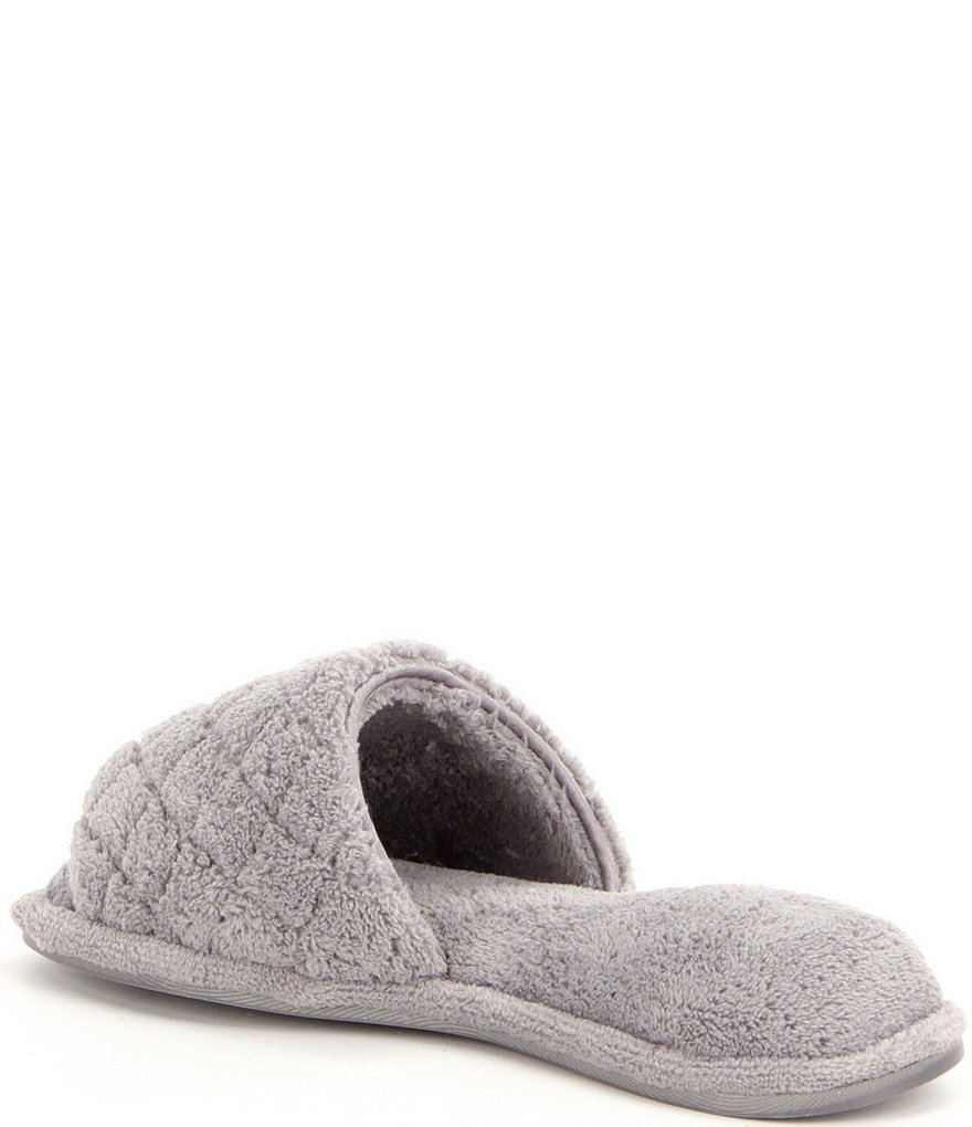 Cabernet Quilted Microfiber Terry Slippers