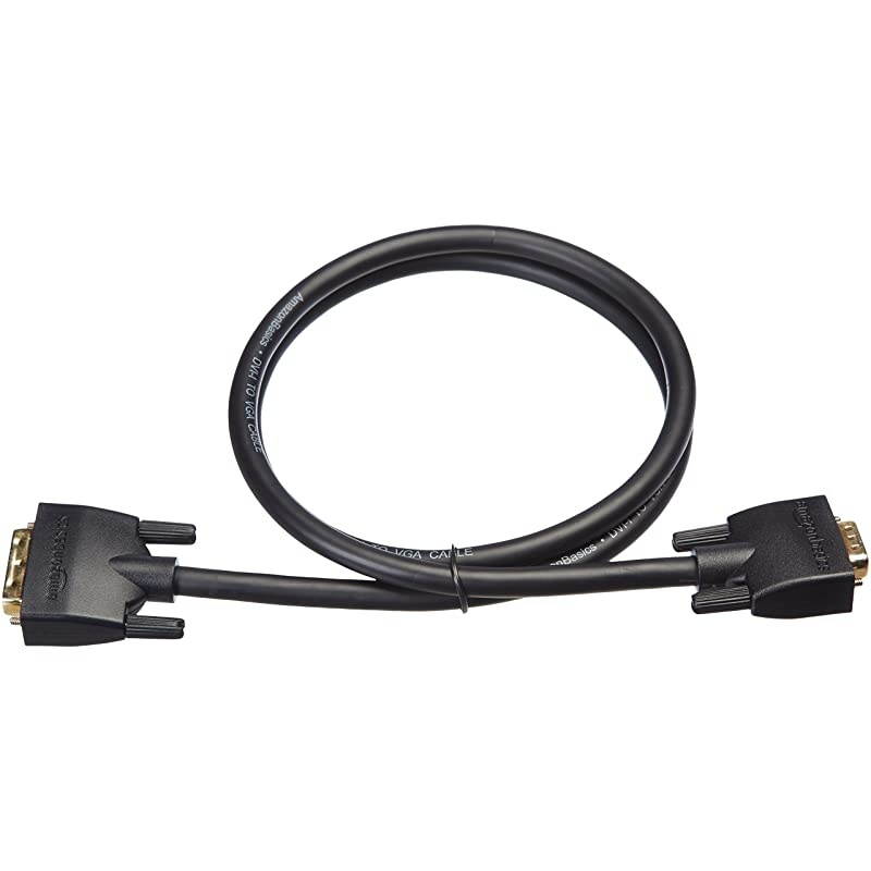 Basics DVI-I (24+5 Pin) to VGA Cable - 6-Foot
