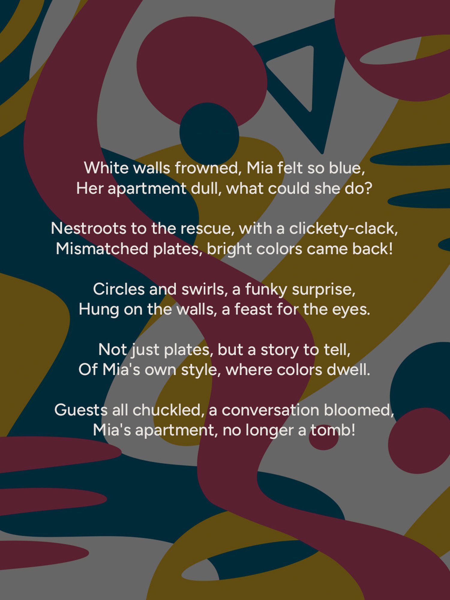 18"x24" 83 Oranges Juicy Surprise Unframed Wall Poster Print Blue - Deny Designs