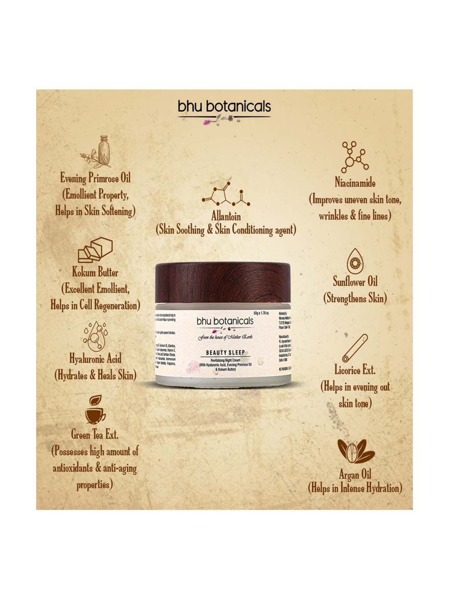 House of Beauty Collagen Peptide Cream with Bakuchiol & Avocado - 100 ml