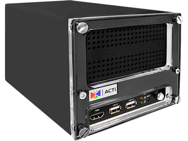 ACTi ENR-221P 9-Channel 2-Bay Desktop Standalone NVR with 8-port PoE Connectors