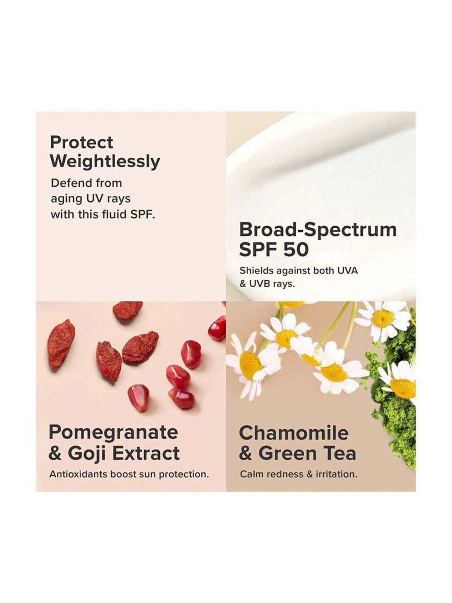 Paula's Choice Resist Daily Hydrating Fluid SPF 50, UVA & UVB Protection Sunscreen 60 ml