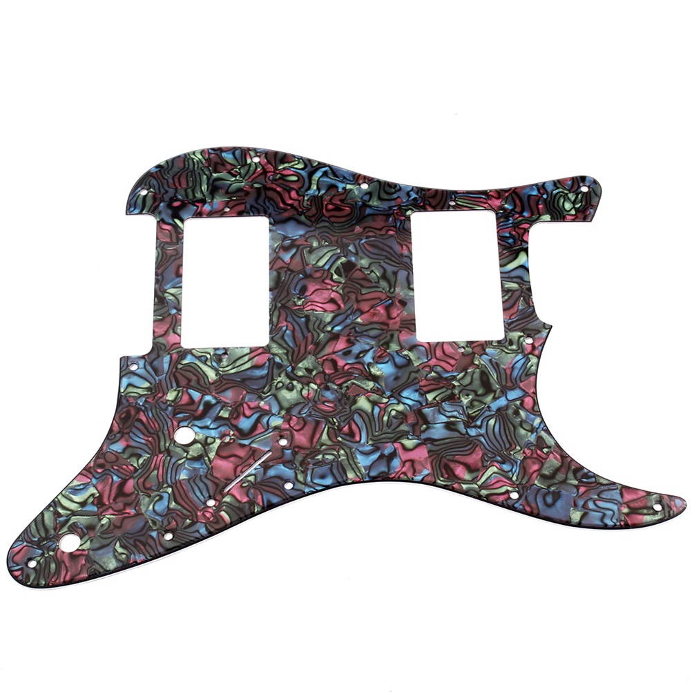 Electric Guitar Pickguard 2 Control Humbucker Holes Plastic Guitar Cover Protector