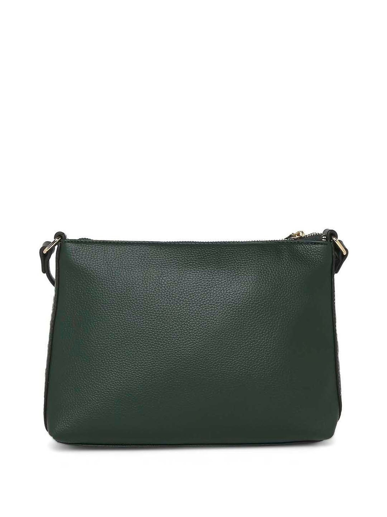 Marina Galanti Green Solid Medium Sling Handbag