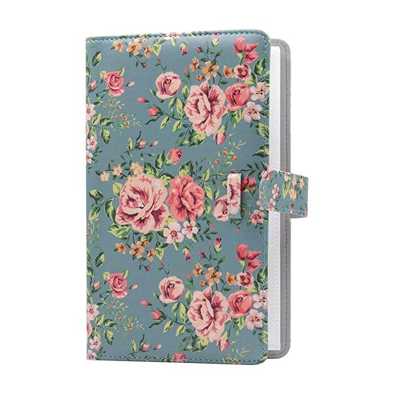 96 Pockets Mini Photo Album for Fujifilm Instax Mini Camera, Polaroid Snap, Z2300, SocialMatic Instant Cameras & Zip Instant Printer (96 Pockets, Retro Floral)