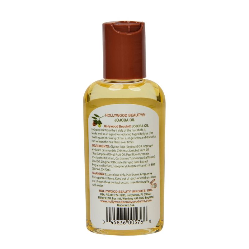 Hollywood Beauty Jojoba Hair Oil - 2 fl oz