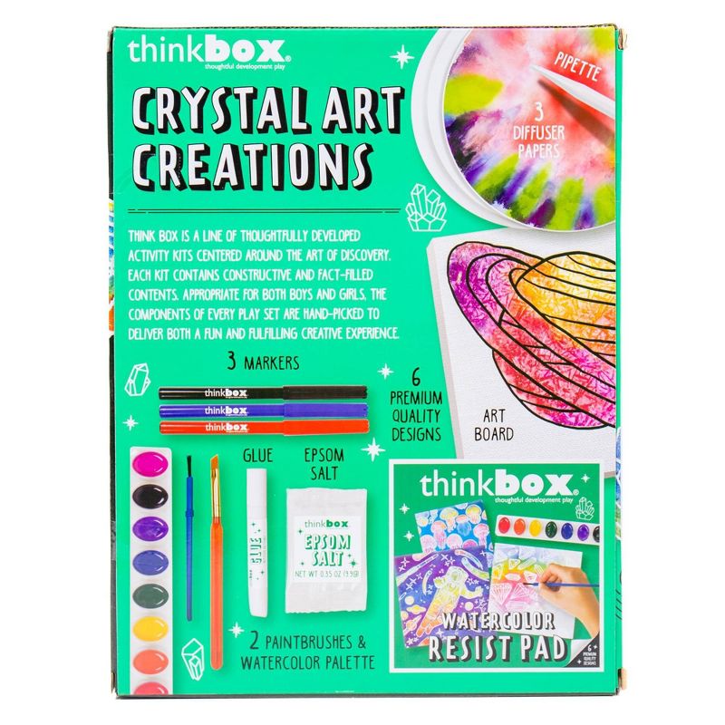 Thinkbox 12pc Crystal Art Creations Craft Activity Kit