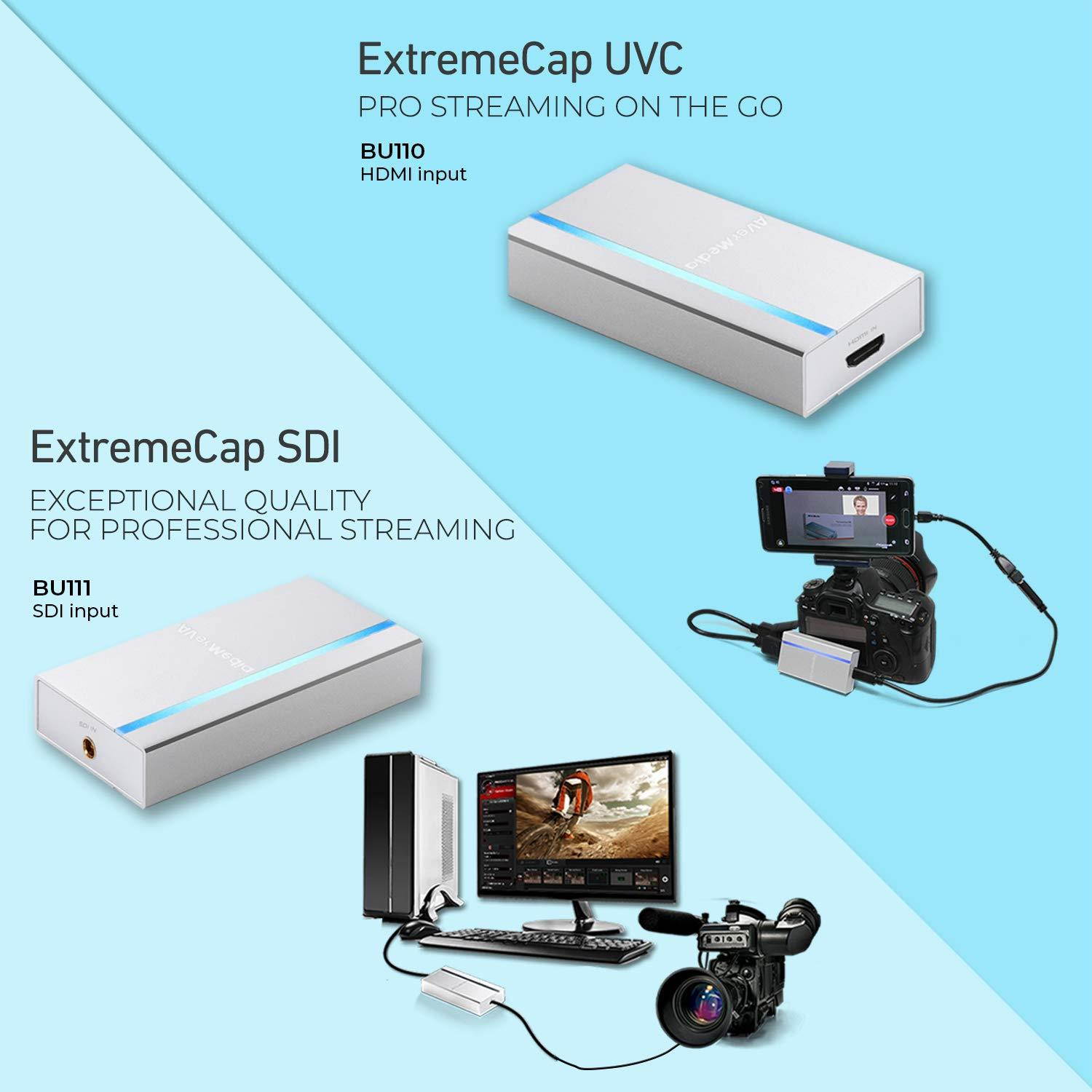 Avermedia BU110 ExtremeCap UVC HDMI to USB 3.0 converter