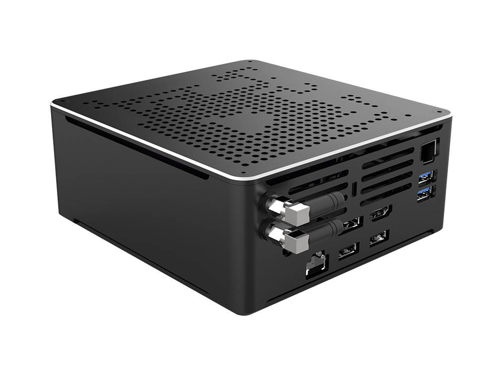 Partaker 4K 10th Gen Mini PC i9 10880H 2 Lans 2*DDR4 64GB 2*M.2 PCIE SATA Gaming Computer WIN 10 Pro HD DP AC WiFi 16GB Ram 512GB SSD