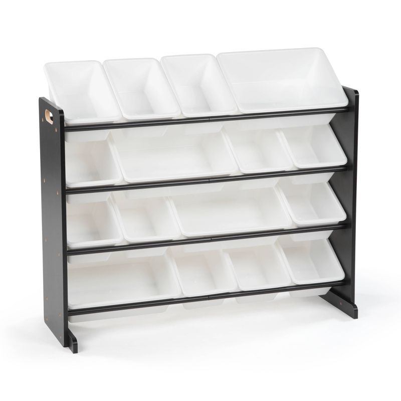Kids' Super-Size Toy Organizer Black/White - Humble Crew