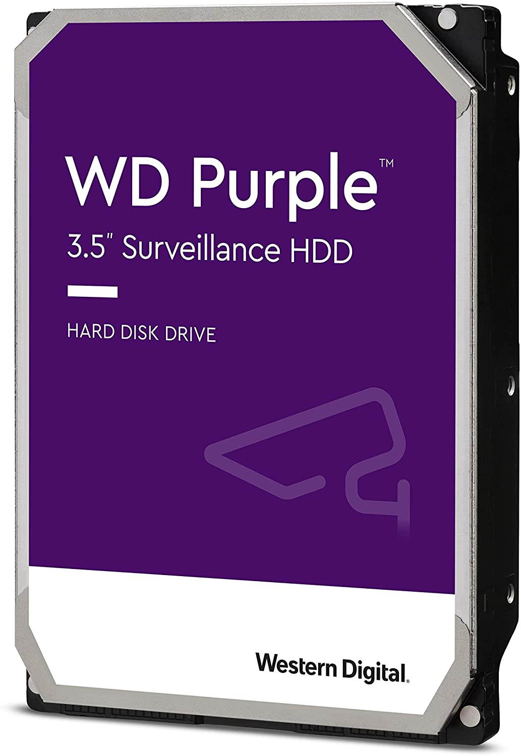 Western Digital 2TB WD Purple Surveillance Internal Hard Drive HDD - 5400 RPM, SATA 6 Gb/s, 64 MB Cache, 3.5" - WD20PURZ