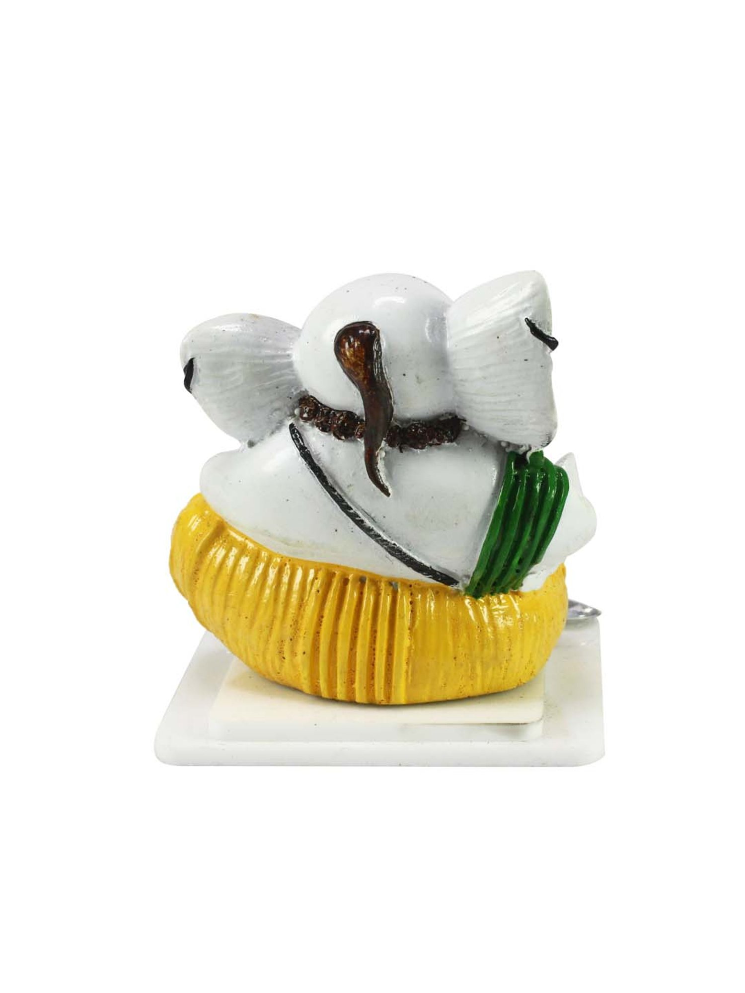 eCraftIndia Decorative Lord Ganesha Showpiece for Car Dashboard, Home Temple and Office Desks