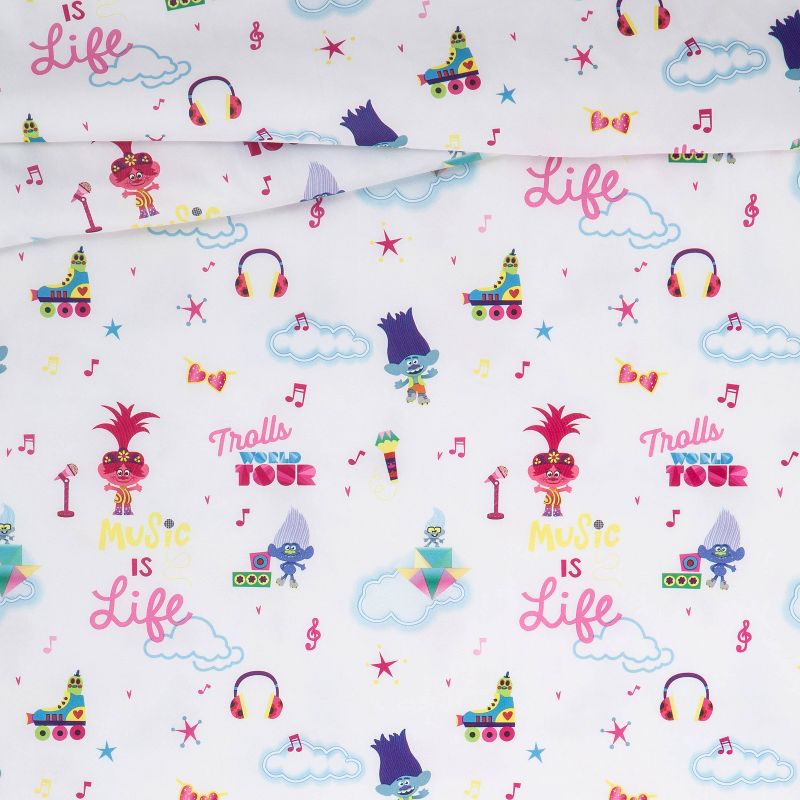 Twin Trolls World Tour Trolls in Harmony Sheet Set