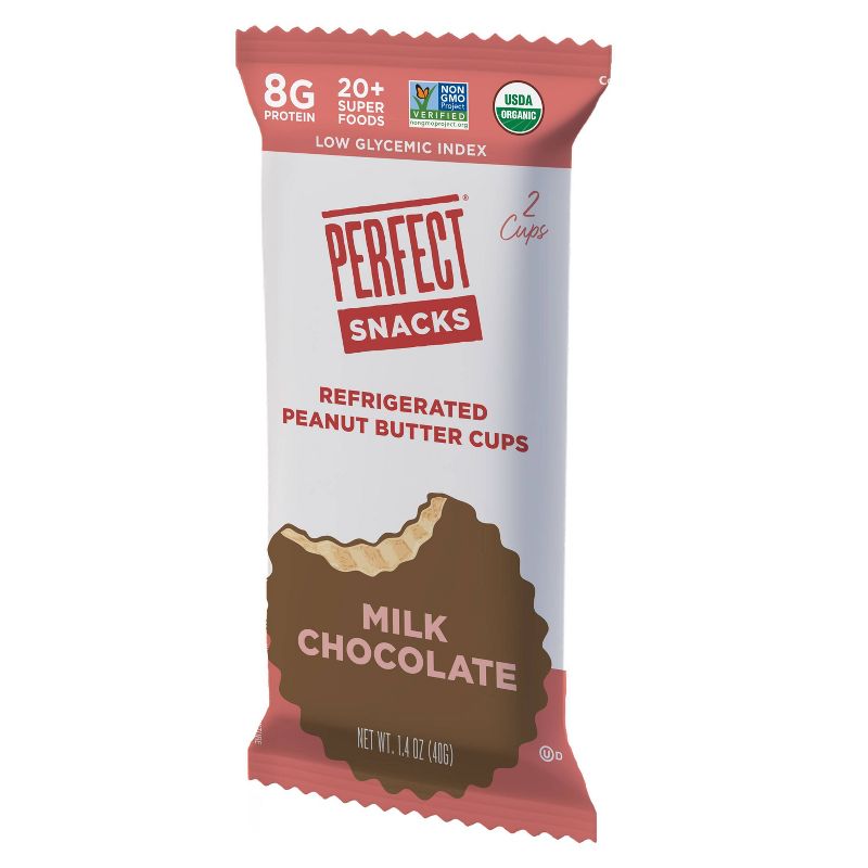 Perfect Snacks Milk Chocolate Peanut Butter Cups - 1.4oz/2pk