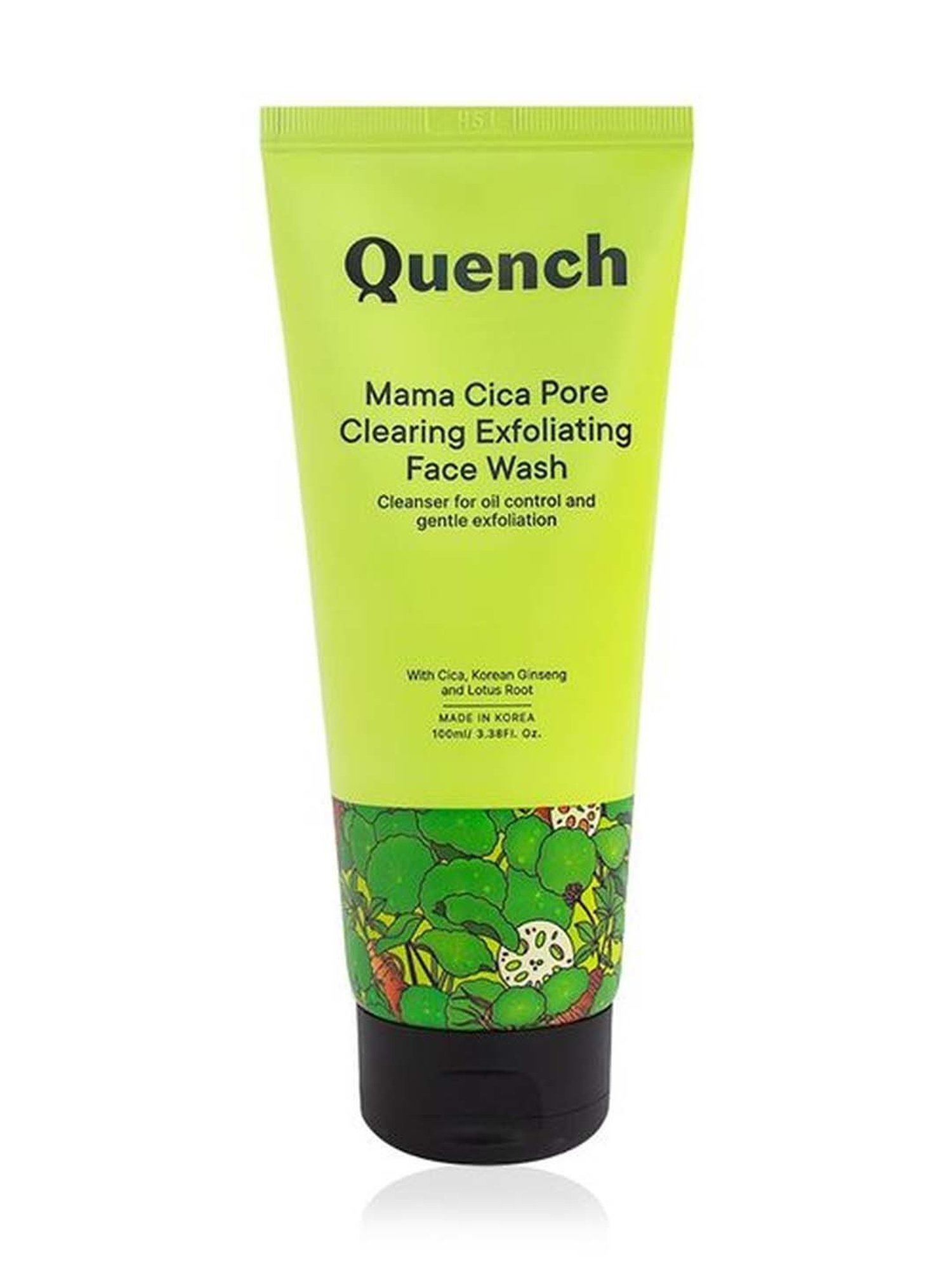 Quench Botanics Mama Cica Pore Clearing Exfoliating Face Wash - 100 ml