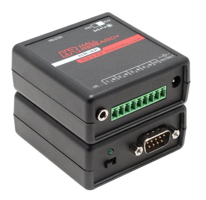 HR-4P Programmable RS-232 Serial Device with Digital I/O, IR Play and Learn