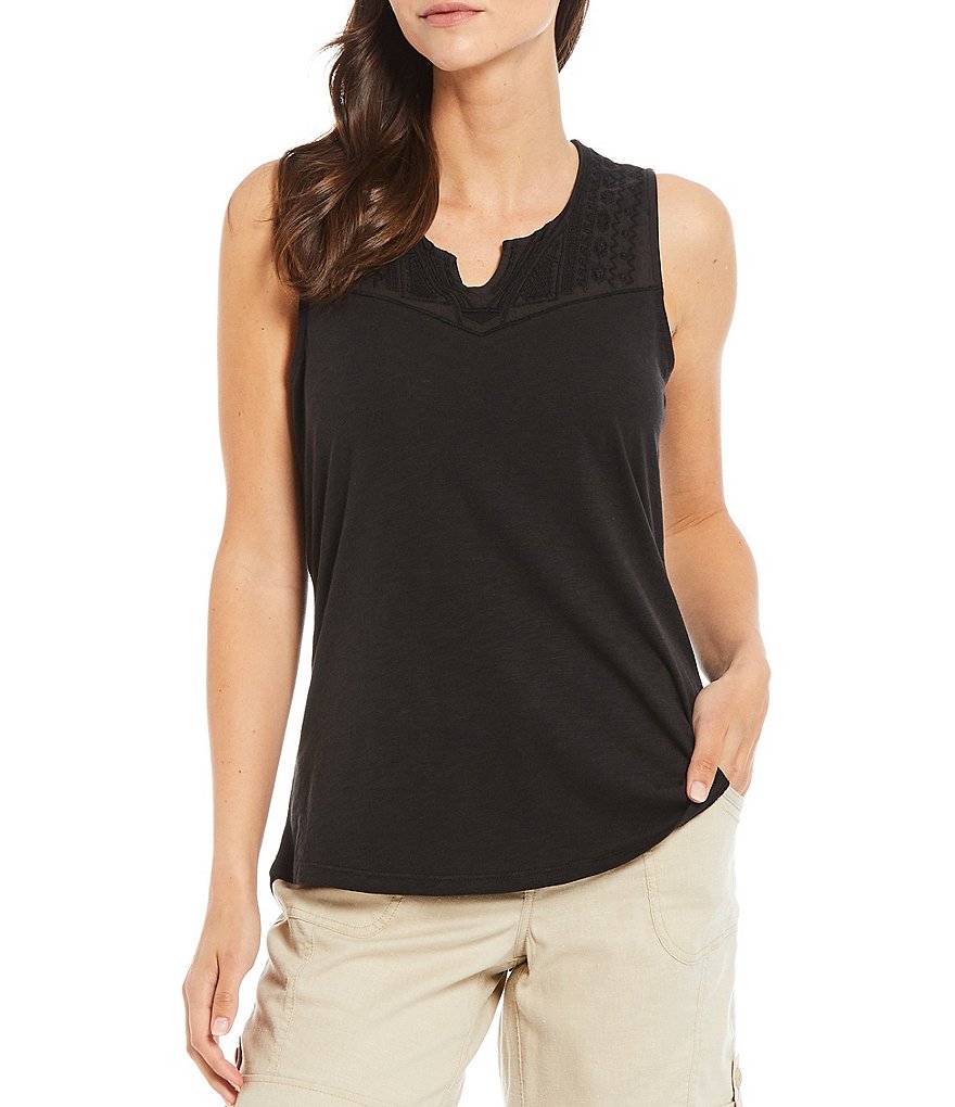 Aventura Cheri Slub Jersey Poplin Organic Cotton Blend Tank
