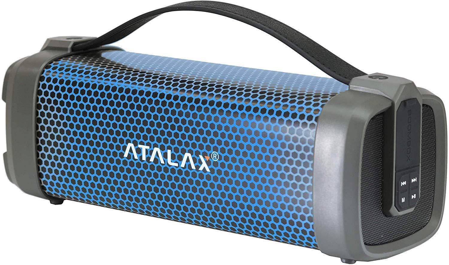 ATALAX Vibe Mini Portable Wireless Speaker with LED Light