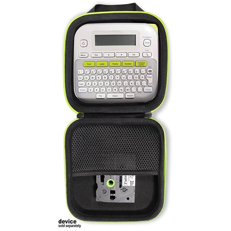 Label Maker Case Customized for Brother PTouch PTD210 EasytoUse Label Maker mesh Pocket for The Label Tape Handle for Easy Carrying