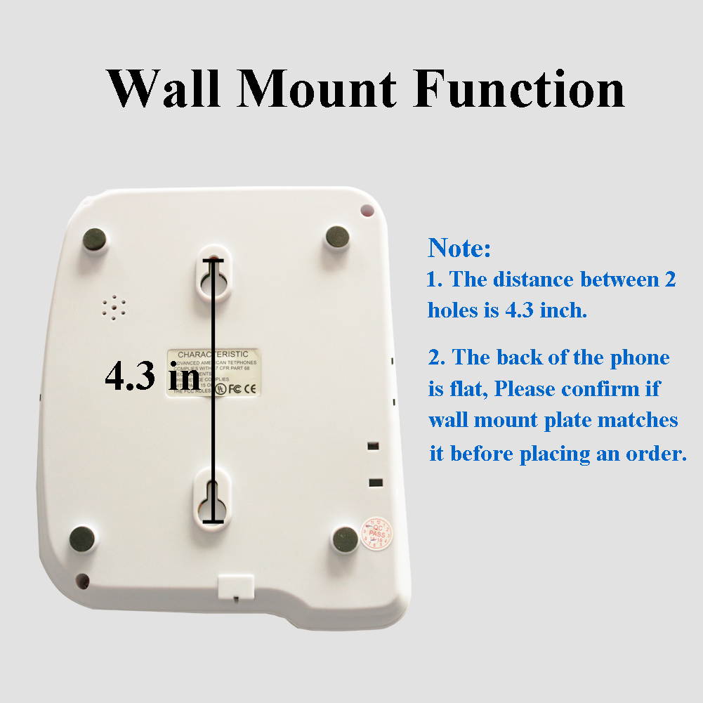 KerLiTar Large Button Corded Phone for Elderly with Amplified Speakerphone for Seniors Landline Phone Works in Power Outage for SOS Emergency