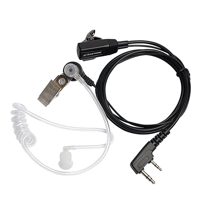 10 Pack  2Pin Walkie Talkie Earpiece Covert Air Acoustic Earpiece Headset for Two Way Radio Kenwood PUXING POFUNG Baofeng UV3R Plus UV5R UV5RA 888S