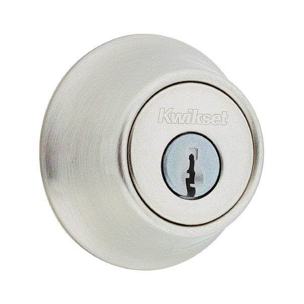 Kwikset 665 15 RCAL RCS 665 Double Cylinder Satin Nickel Deadbolt