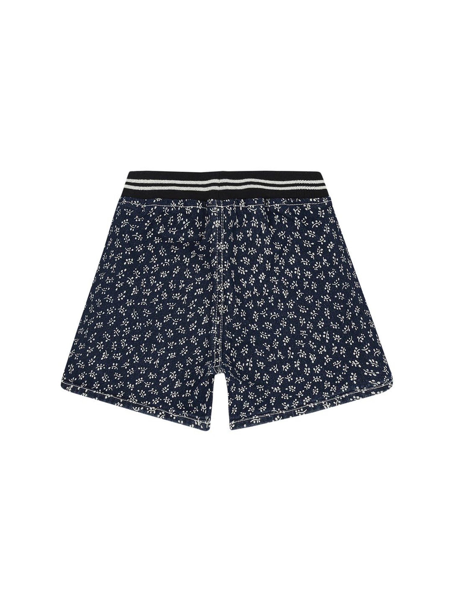 High Star Kids Blue Printed Shorts