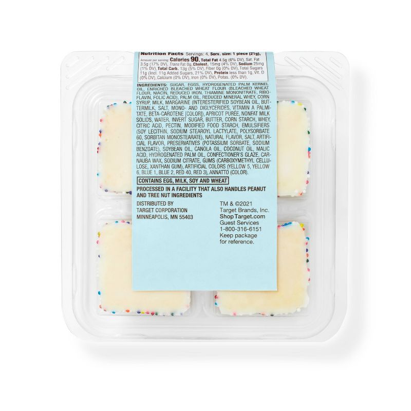 Vanilla Filled Petit Fours - 3oz/4ct - Favorite Day™