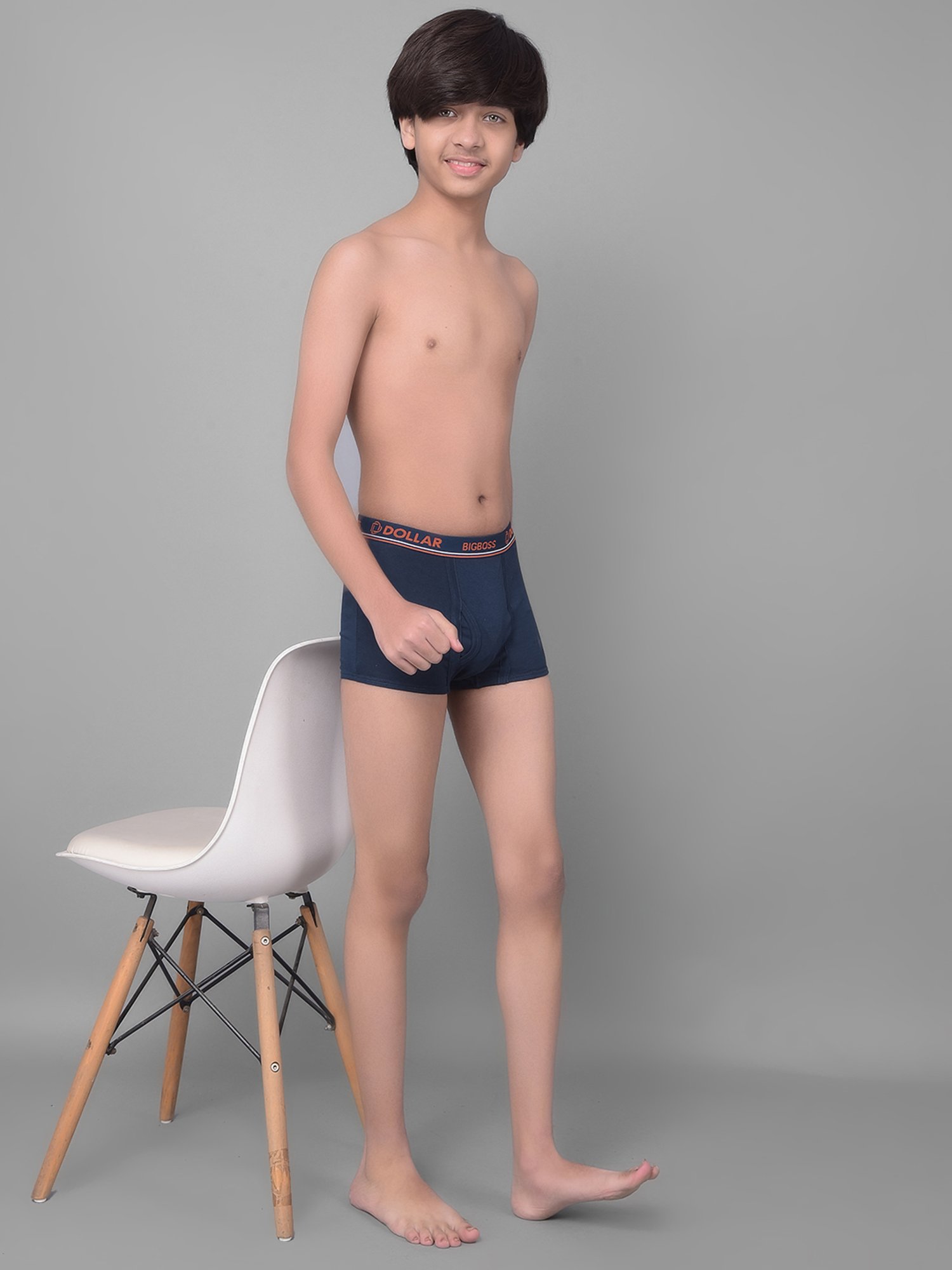 HOP Kids by Westside Yellow Printed Cotton Briefs - Pack of 5