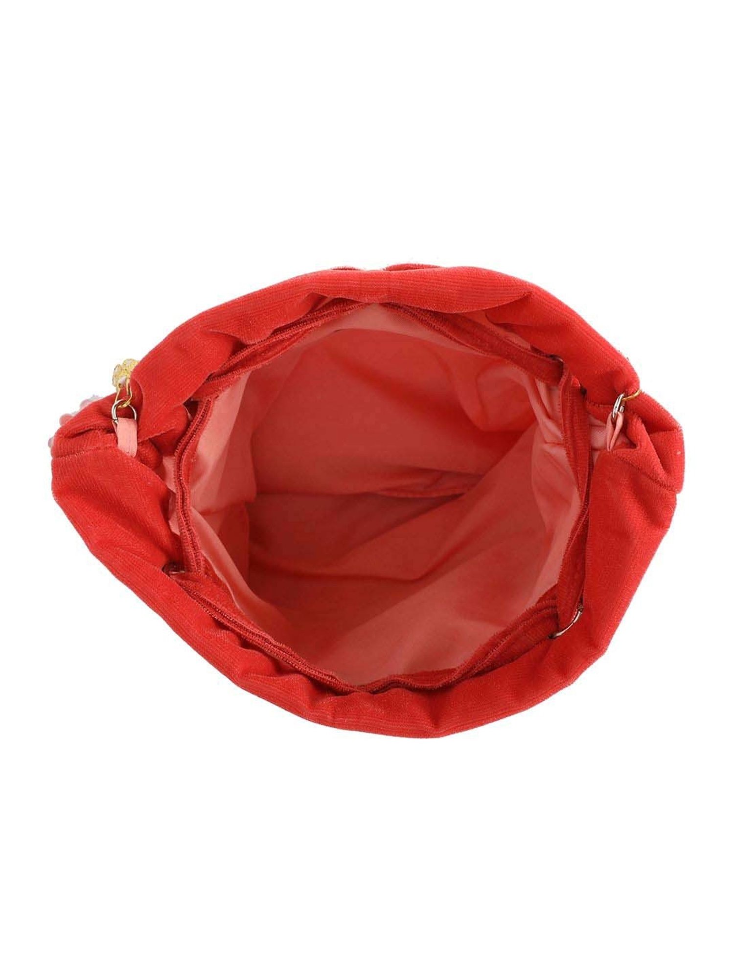 NR by Nidhi Rathi Red Fabric Potli