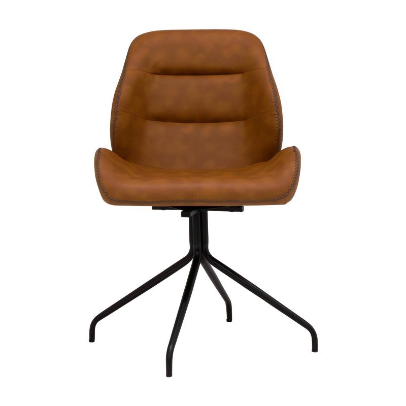 Devonport Swivel Office Chair Black/Copper - Calico Designs