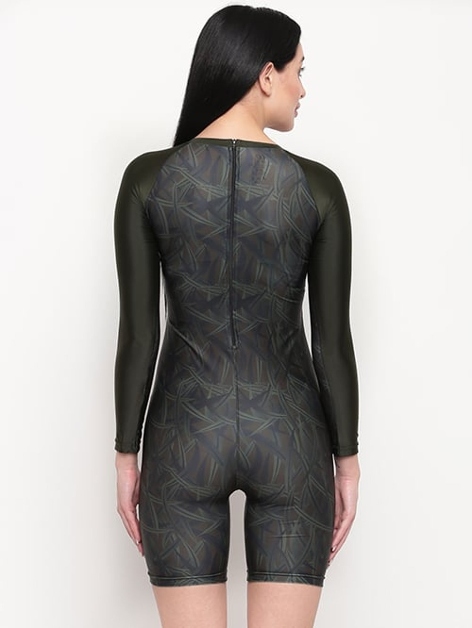 IO Green Printed Kneesuit