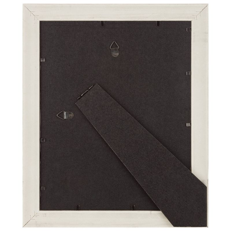 4pc (8" x 10") Farmhouse Tabletop or Wall Mount Picture Frames Distressed Gray - Life Moments