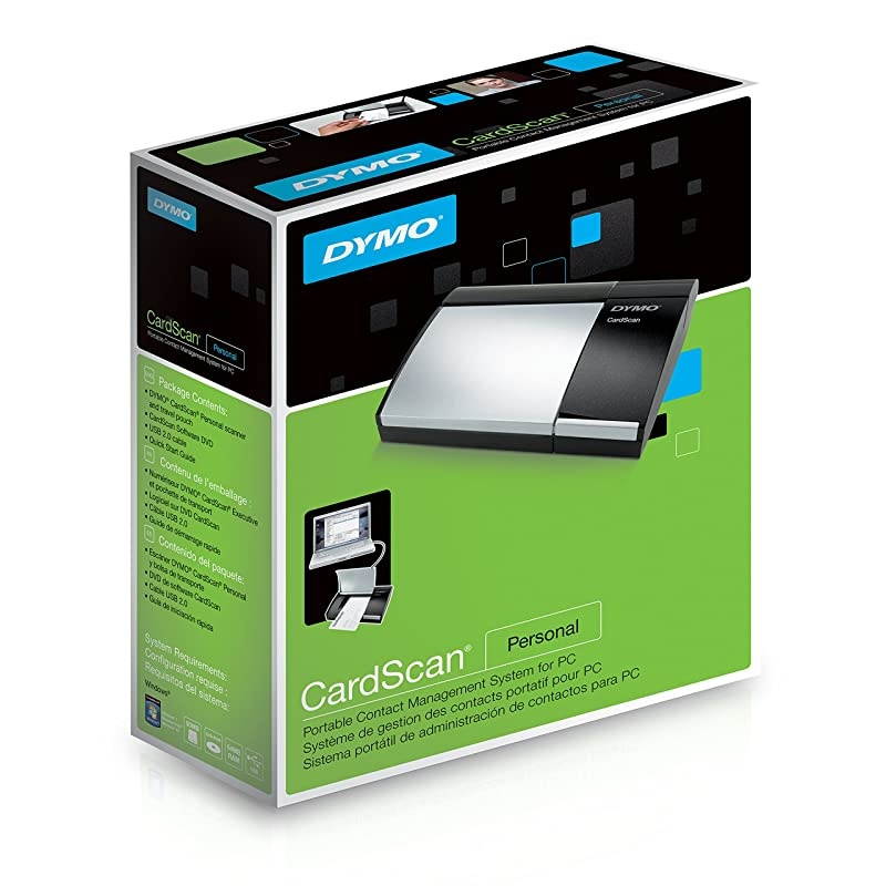 1760685 CardScan Personal Card ScannerBlackSilver