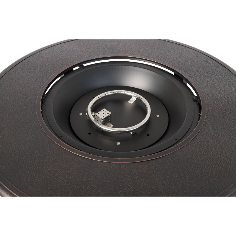 Armstrong Round Aluminum LPG Fire Pit - Fire Sense