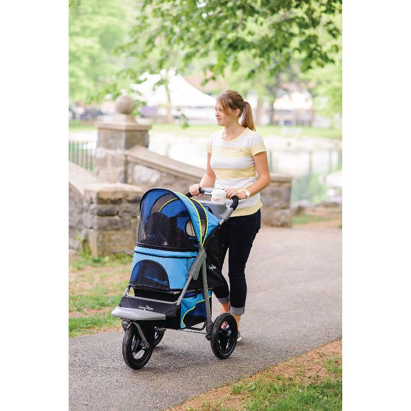 Gen7Pets G7 Jogger Dog & Cat Stroller - 26"L x 14"W - Blue