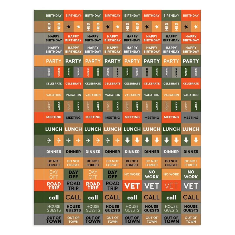 Undated Teacher Planner 8.5" x 11" Large Weekly Lesson Plan Book Botanical Floral - TF Publishing