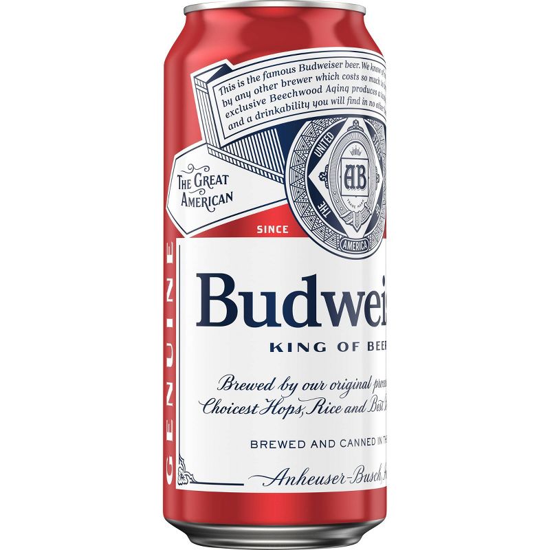 Budweiser Lager Beer - 4pk/16 fl oz Cans