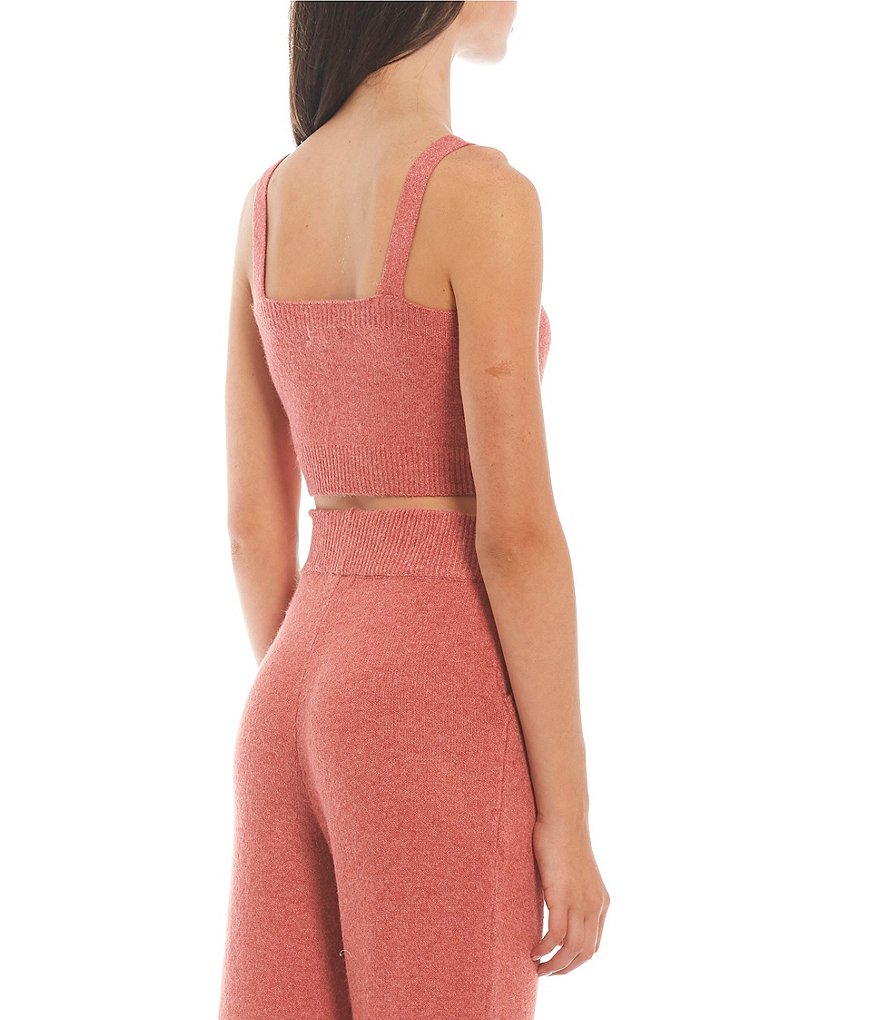 GB Coordinating Sweater Tank Crop Top