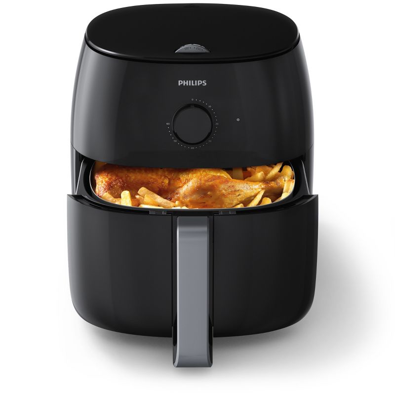 Philips Twin TurboStar Analog 4qt Airfryer XXL Black - HD9630/96