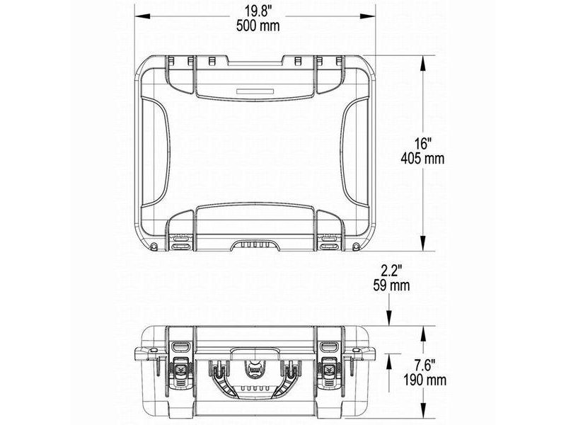 Bosch L-BOXX3D-RT Medium Tool Storage Case